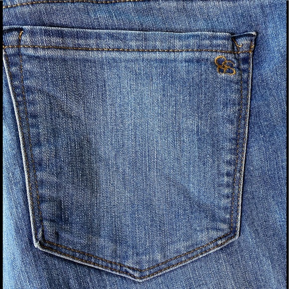 LAST CHANCE Jessica Simpson Rolled Cuff Washed Denim Skinny Jeans, 14/32 - Picture 3 of 11